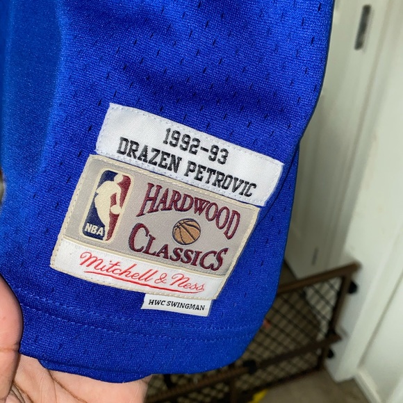 Drazen Petrovic New Jersey Nets jersey - Picture 2 of 14